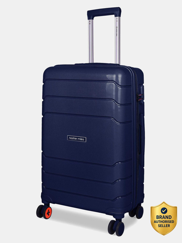 NASHER NASHER MILES Lisbon Polypropylene 24inch Hard-Sided Spinner Trolley Bag for Travel & Business Check-in Suitcase 8 Wheels - 24 inch - Flipkart Deal