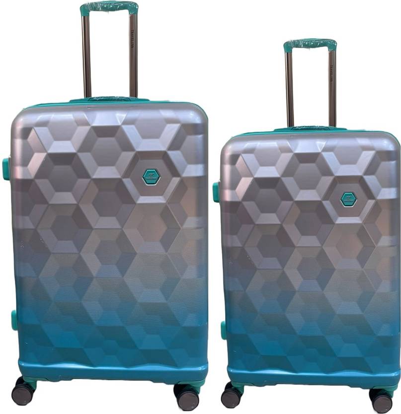 VIP Travelinn Trolley bag setAntiTheft ZipTSA Lock SizeCabin+Medium