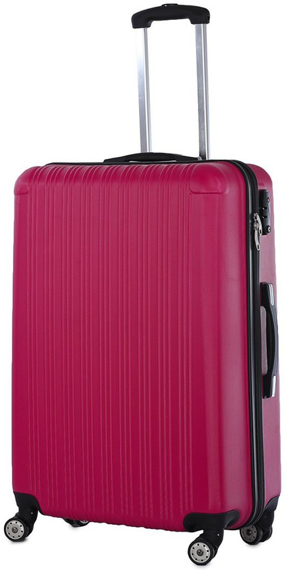 Pink suitcase 4 wheels clearance