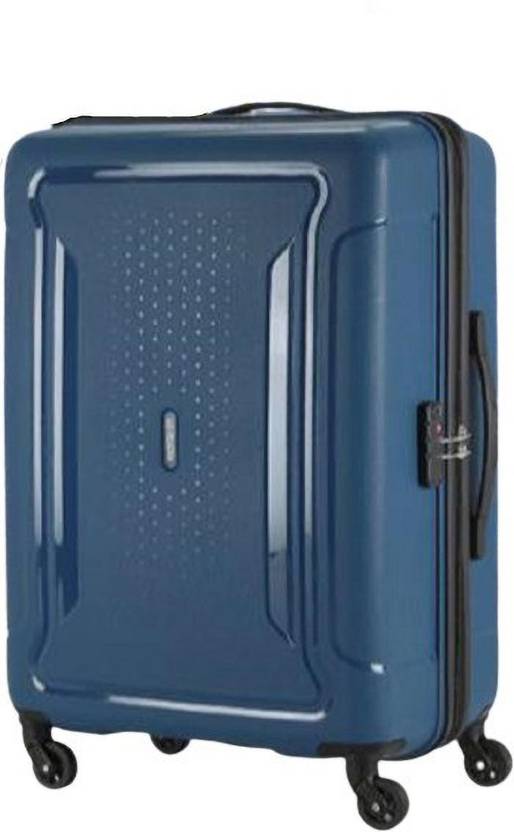 AMERICAN TOURISTER SCULPTOR SP 67 CM MEDIUM SIZE BLUE WITH TSA LOCK
