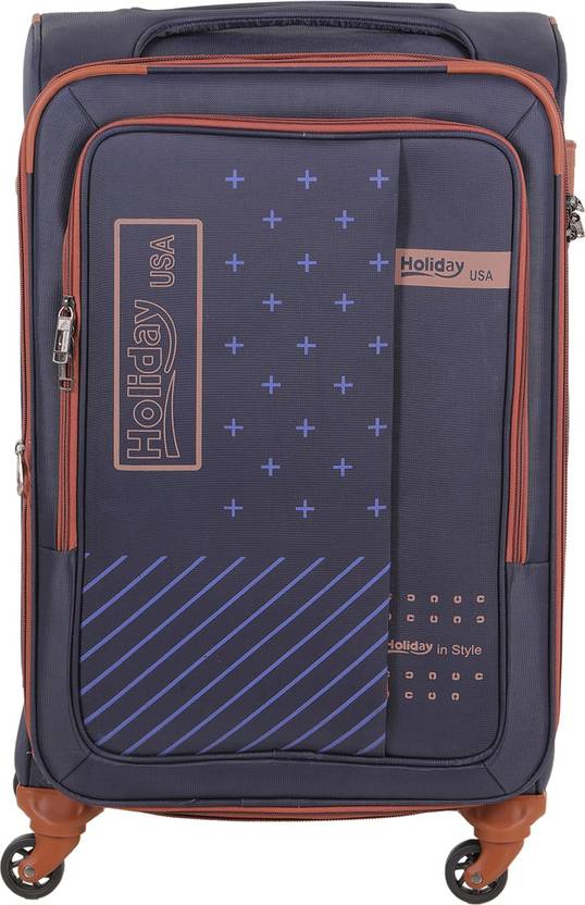 Holiday Chennai Expandable Checkin Suitcase 24 inch Blue Price in