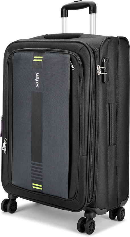 SAFARI GAMMA NEO 75 4W BLACK Expandable  Check-in Suitcase 4 Wheels - 30 Inches