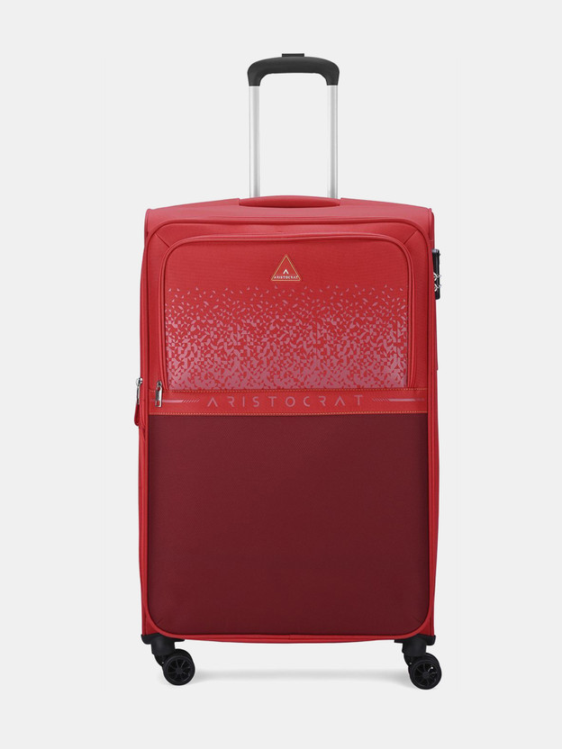 ARISTOCRAT Drift Check-in Trolley Bag | Soft Luggage | Combination Lock with Sturdy Zipper Expandable  Check-in Suitcase 8 Wheels - 28 inch
