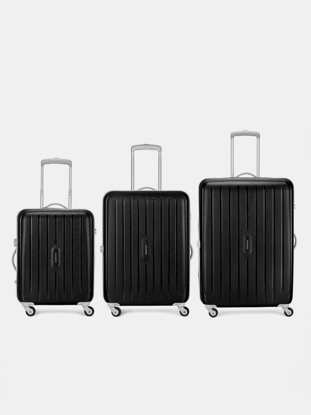 ARISTOCRAT Photon Set of 3 (Small 55cm | Medium 64cm | Large 75cm) - Trolley Bag Cabin & Check-in Set 4 Wheels - 28 inch