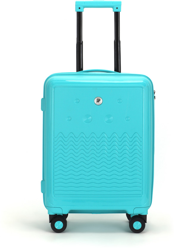 True Human Medium Size Polypropylene Silent Wheel Trolly Luggage Check-in Suitcase 4 Wheels - 24 inch