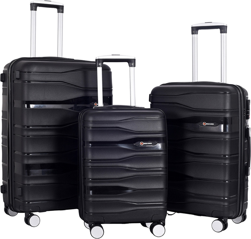 Marlin London UDAAN Light-Weight & Durable Polyproylene Hard Luggage Check-in Suitcase 8 Wheels - 28 inch