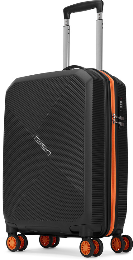 ARISTOCRAT Apex Hard Side Polypropylene Luggage | Trolley Bag with Combination Lock Cabin Suitcase 8 Wheels - 22 Inch