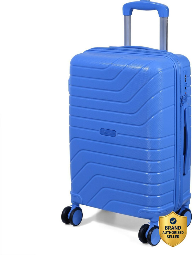 ROMEING ROMEING 20 inch, Polypropylene Luggage, Sky Blue 55 cm Cabin Trolley Bag Cabin Suitcase 8 Wheels - 20 inch - Flipkart Deal