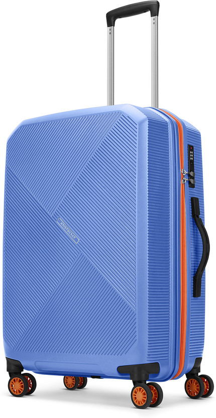 ARISTOCRAT Apex Hard Side Polypropylene Luggage | Trolley Bag with Combination Lock Check-in Suitcase 8 Wheels - 27 Inch