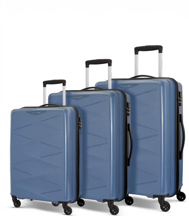 Kamiliant by American Tourister (Small 55 Cm | Medium 68 Cm | Large 79 Cm)Combination Lock-Triprism Cabin & Check-in Set 4 Wheels - 30 inches