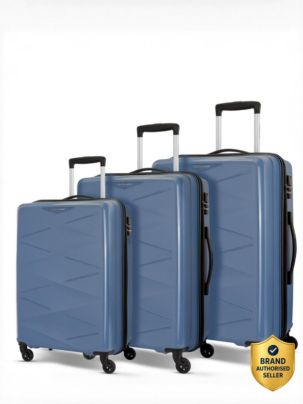 Kamiliant by American Tourister (Small 55 Cm | Medium 68 Cm | Large 79 Cm)Combination Lock-Triprism Cabin & Check-in Set 4 Wheels - 30 inches