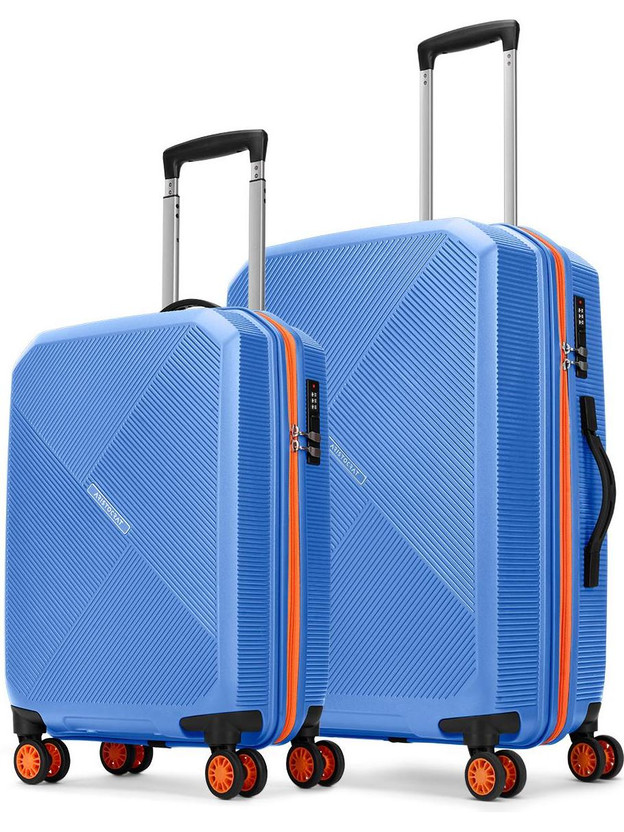 ARISTOCRAT ARISTOCRAT Apex Hard Side Polypropylene Luggage | Trolley Bag with Combination Lock Cabin & Check-in Set 8 Wheels - 27 Inch - Flipkart Deal