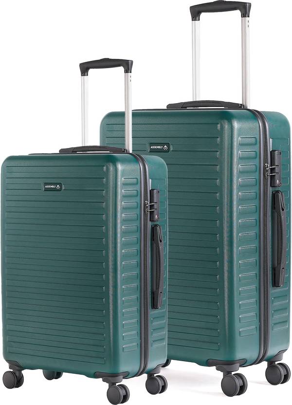 Assembly Luggage Set of 2 Hard Luggage Trolley74 & 61 cm Checkin