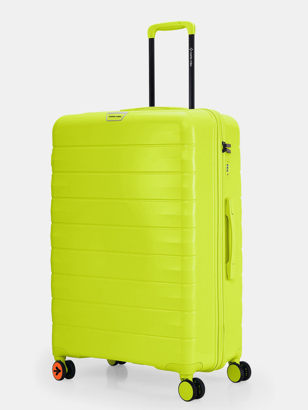 NASHER MILES Vienna Polypropylene Neon Lime 28 inch Trolley Bag Check-in Suitcase 8 Wheels - 28 inch