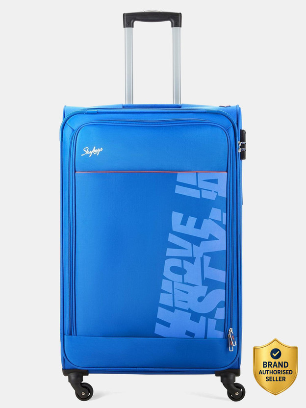 SKYBAGS SKYBAGS Rhumba Polyester Softsided 79 cm Large Check-in Trendy Blue Trolley Expandable  Check-in Suitcase 4 Wheels - 31 Inch - Flipkart Deal