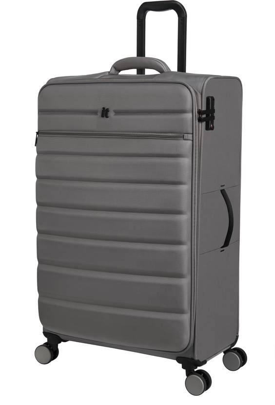 It Luggage CensusGrey81cmSoftsided8 Wheel Trolley Bag Luggage