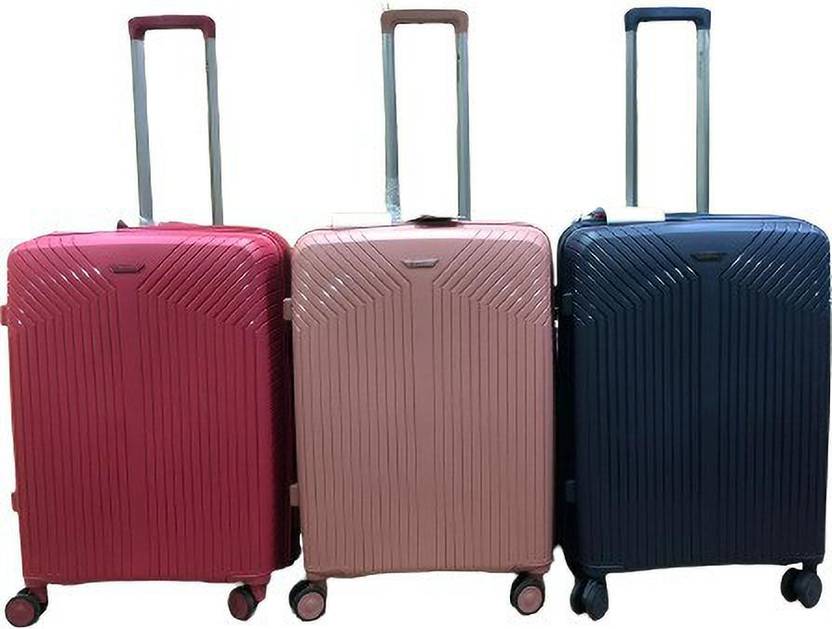 sinomate Hard body set of 3 luggage photon trolley set ( 55cm+65cm