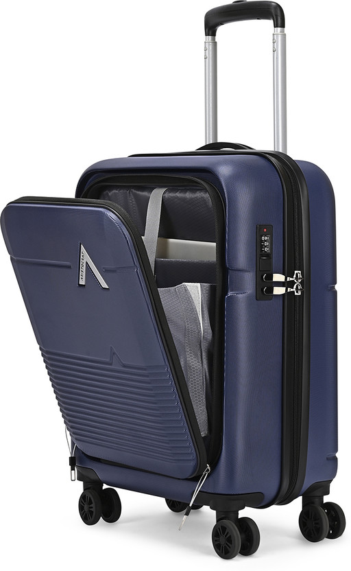 ARISTOCRAT Orbit Hard Side Laptop Compartment Trolley Bag With Combination Lock Cabin Suitcase 8 Wheels - 21 inch