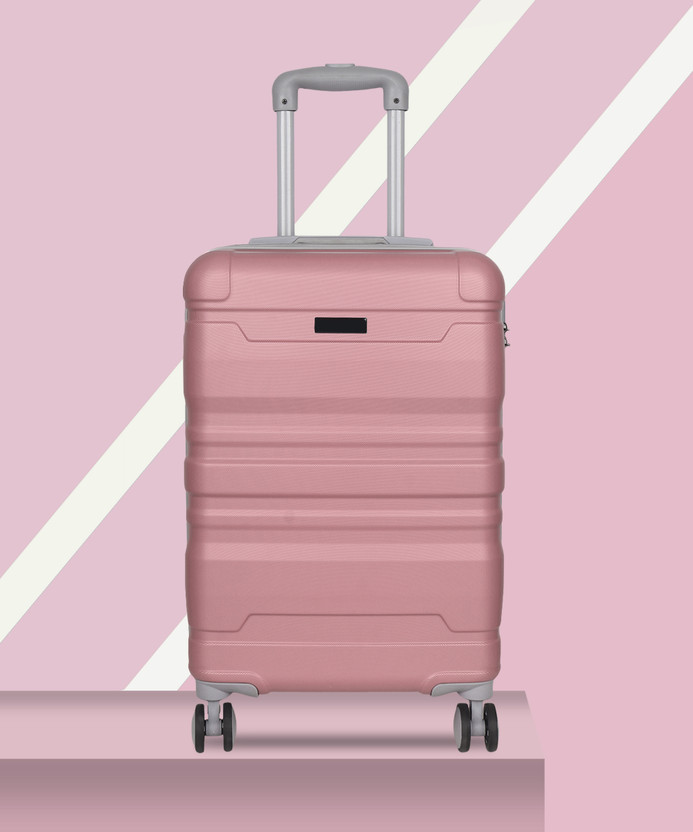 Noventra Noventra Pink Hard Shell Spinner Suitcase with 360-Degree Rolling Wheels Expandable  Cabin Suitcase 8 Wheels - 20 inch - Flipkart Deal