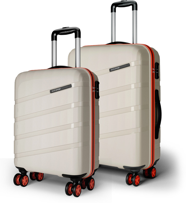 Safari Evolix 55/66 4W Luxury Beige Cabin & Check-in Set 8 Wheels - 26 Inches