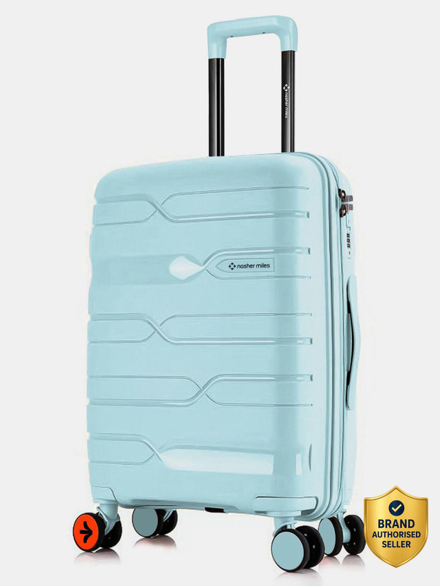 NASHER NASHER MILES Paris Polypropylene 24 inch Hard-Sided Spinner Trolley Bag for Travel & Business Check-in Suitcase 8 Wheels - 24 inch - Flipkart Deal
