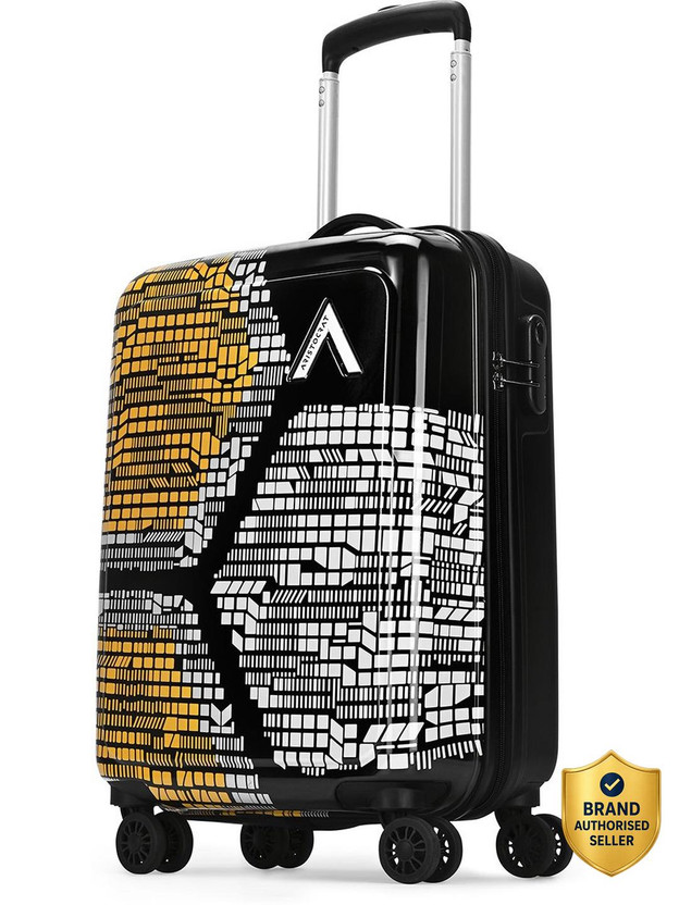 ARISTOCRAT ARISTOCRAT Bruce Trolley Bag, Hard Luggage, with Combination Lock Cabin Suitcase 8 Wheels - 21 Inch - Flipkart Deal