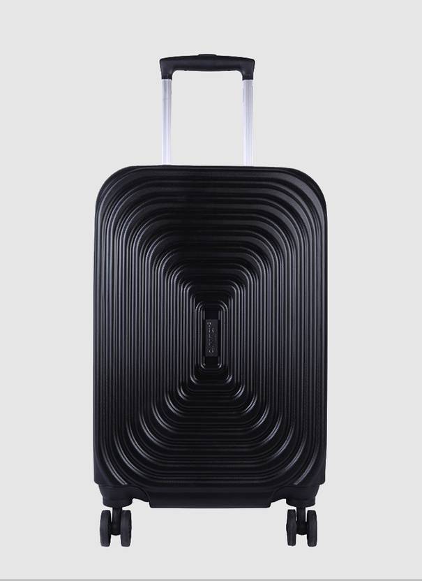 CARLTON TROLLEY BAG Cabin Suitcase 21 inch Black Price in India