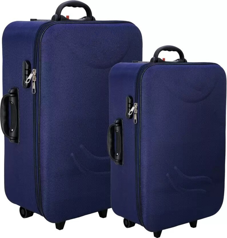 TravelSpy Star-Blue 65 CM Check-in & 55 CM Cabin Cabin & Check-in Set 3 Wheels - 23 inch