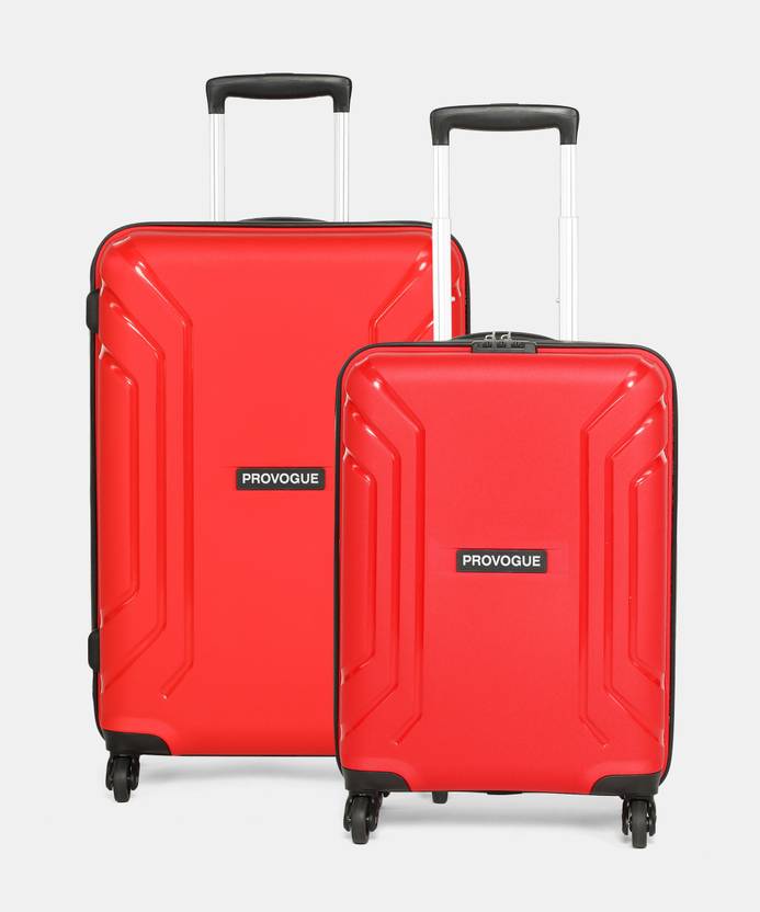 PROVOGUE Medium Check-in Suitcase (65 cm) – WING Set-2 (26 Inch+22 Inch) – Red