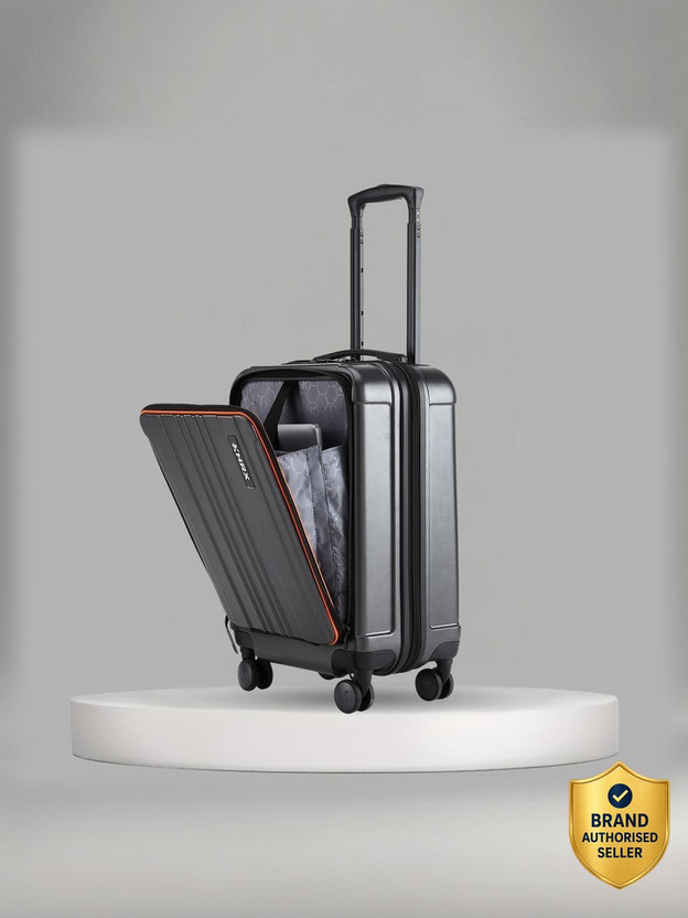 HRX by Hrithik Roshan Force Urban Trolley with Laptop Compartment Cabin Suitcase 8 Wheels - 22 inch
