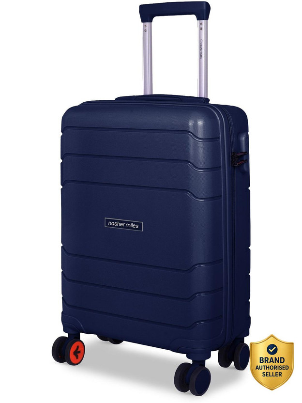 NASHER NASHER MILES Lisbon Polypropylene 20inch Hard-Sided Spinner Trolley Bag for Travel & Business Cabin Suitcase 8 Wheels - 20 inch - Flipkart Deal