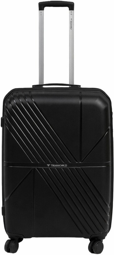 Traworld (Medium 61Cm) Check-in Suitcase 8 Wheels - 24 inch