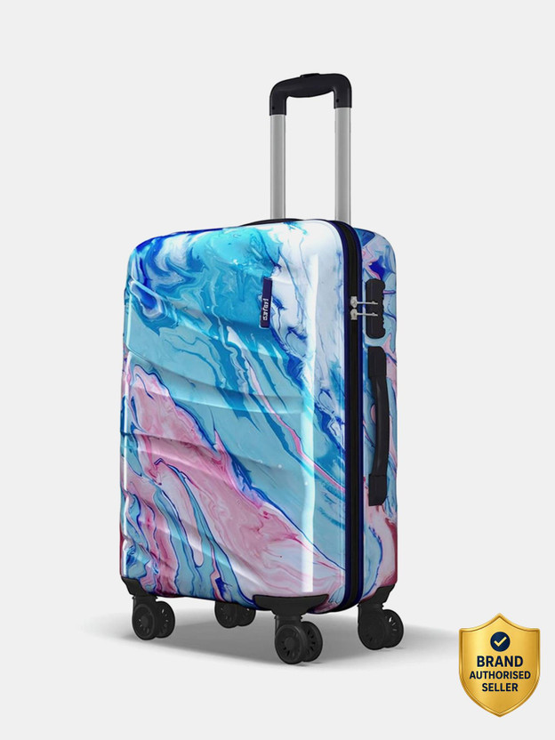 SAFARI Hue Printed Trolley Bag Check-in Suitcase 8 Wheels - 26 inch