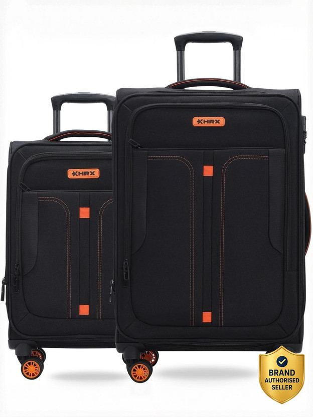 HRX HRX Overdrive Spinner Expandable  Cabin & Check-in Set 4 Wheels - 26 inch - Flipkart Deal