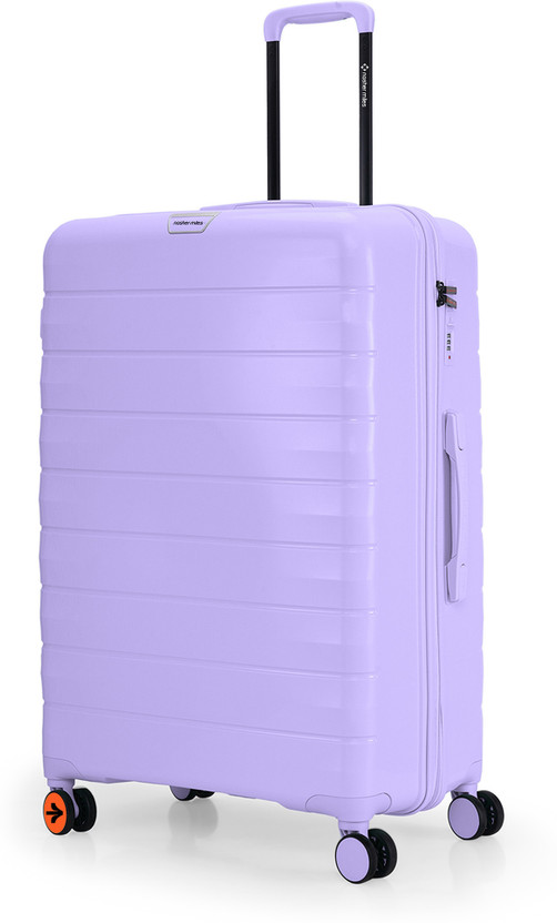 NASHER MILES Vienna Hard-Sided Polypropylene Check-in Luggage Purple 75cm Trolley Bag Check-in Suitcase 8 Wheels - 28 inch