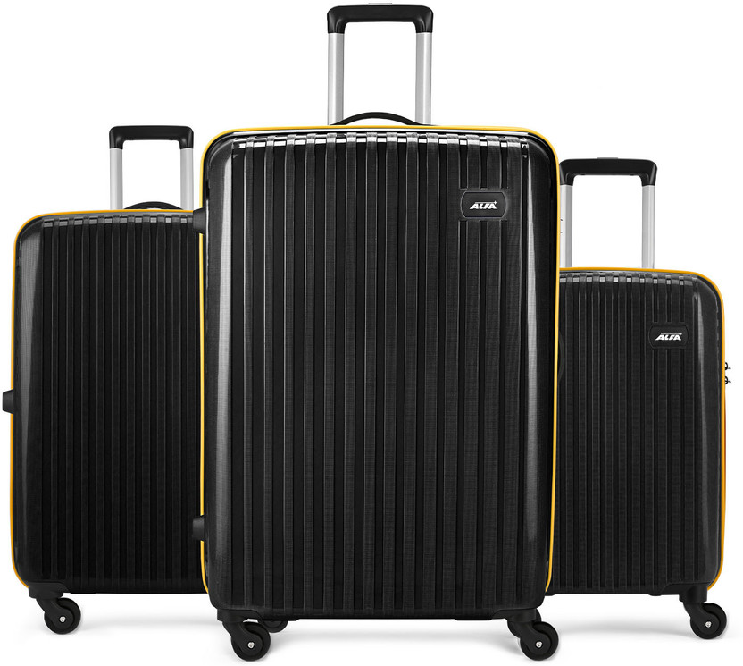 ALFA by VIP Excel Set of 3 (Small 55cm Medium 65cm Large 75cm) Suitcase Cabin & Check-in Set 8 Wheels - 30 Inch