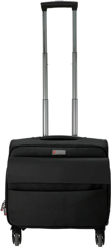 Skross Business Trolley, 15.6" Laptop Compartment, 4 Spinner Wheels, Swiss Design. Check-in Suitcase 4 Wheels - 27 inch