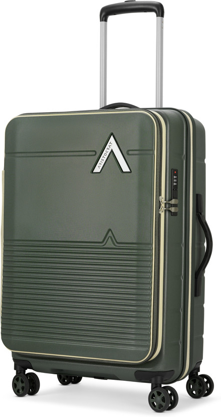 ARISTOCRAT Orbit Plus Hard Side Laptop Compartment Trolley Bag With Combination Lock Check-in Suitcase 8 Wheels - 26 Inch