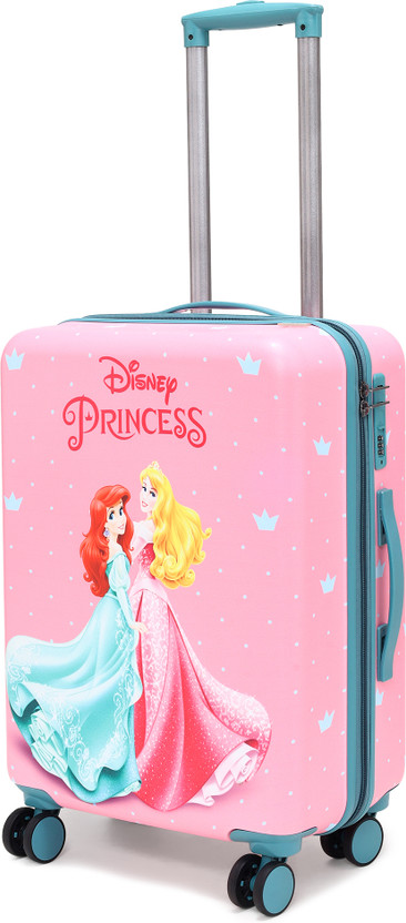 DISNEY Novex 18 Inch Kids Princess Trolley Bag / Kids Trolley Suitcase /Kids Travel Bag Cabin Suitcase 4 Wheels - 18 inch
