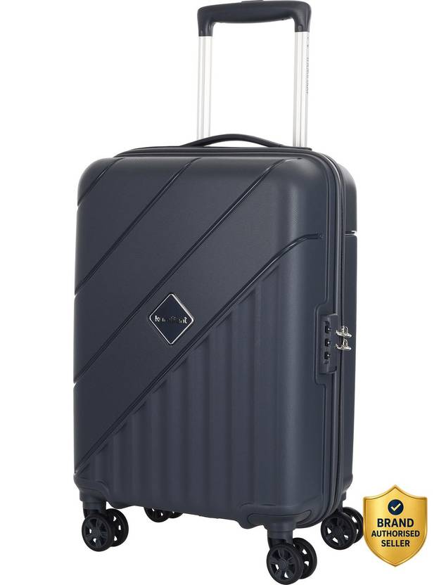 kamiliant by american tourister small cabin suitcase (55 cm) 8 wheels - combination lock-endure - grey
