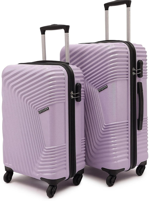 YAYAVAR Monaco Scratchproof 360Degree Rotating Latest Design Trolley Bag Check-in Suitcase 4 Wheels - 26 Inch