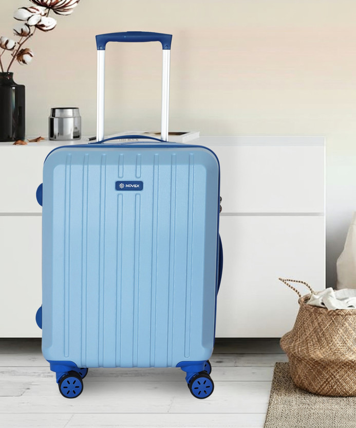 NOVEX Urban Pro Check-in Size Unbreakable Polycarbonate Trolley Luggage with 4 Wheel Check-in Suitcase 4 Wheels - 24 inch