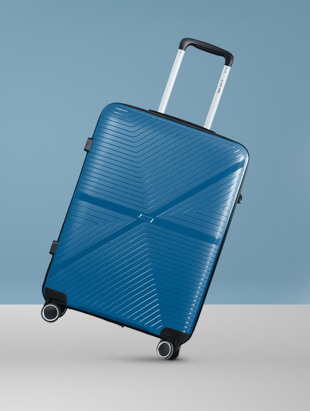 Stony Stony Brook by Nasher Miles Axis Hard-Sided Polypropylene Cabin Luggage Teal 20 inch |55cm Trolley Bag Cabin Suitcase 8 Wheels - 20 inch - Flipkart Deal