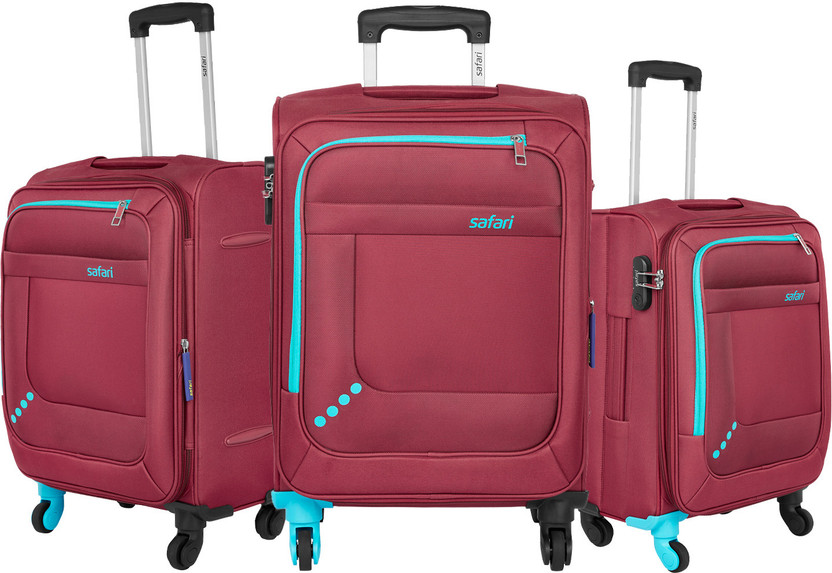 SAFARI STAR 3 (Small 55cm | Medium 65cm | Large 75cm) Expandable  Cabin & Check-in Set 4 Wheels - 30 inch