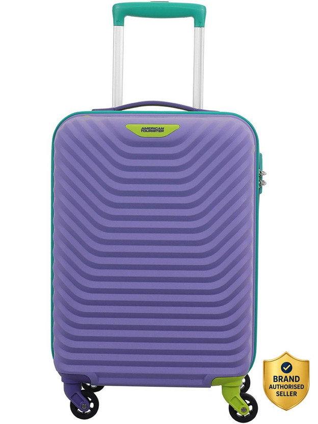 AMERICAN TOURISTER Splash SP Polypropylene Small Cabin Spinner Kids Trolley Bag Cabin Suitcase 4 Wheels - 22 inch
