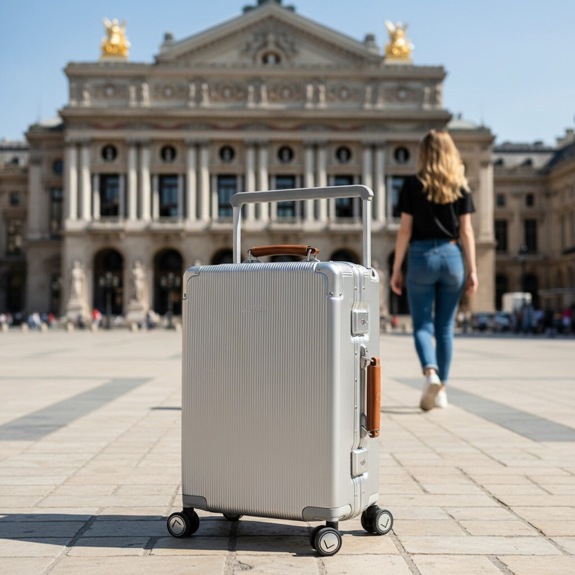 Luggit Luxury - Cabin Luggage Cabin Suitcase 8 Wheels - 20 inch
