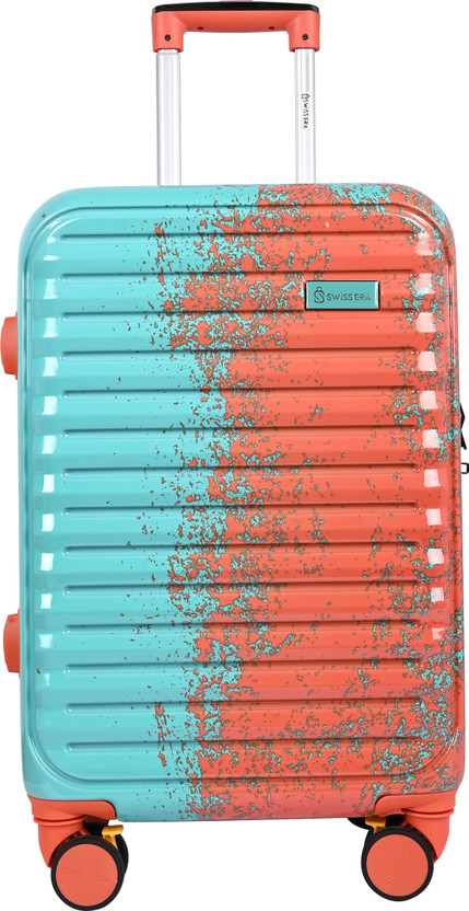 Swiss Era Mix Printed Polycarbonate 75cm Luggage Trolley Suitcase Check-in Suitcase 4 Wheels - 28 inch