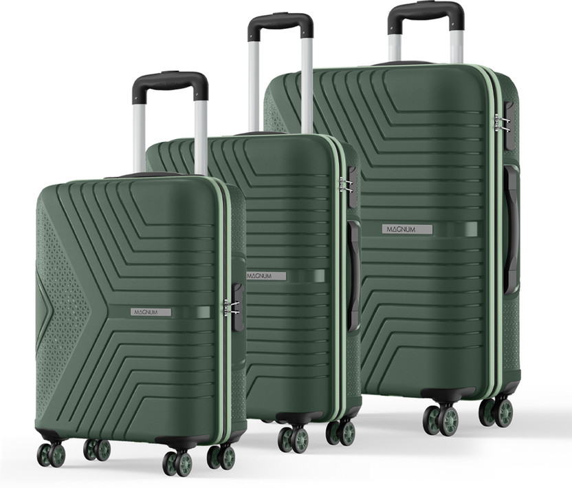 Safari Magnum Zeno (Small 55cm | Medium 66cm | Large 75cm) 4W Cabin & Check-in Set 4 Wheels - 30 Inches