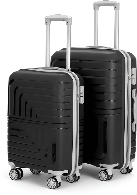 RM Collection 55Cm Cabin & 65Cm Check-in Luggage Set Cabin & Check-in Set 8 Wheels - 24 inch