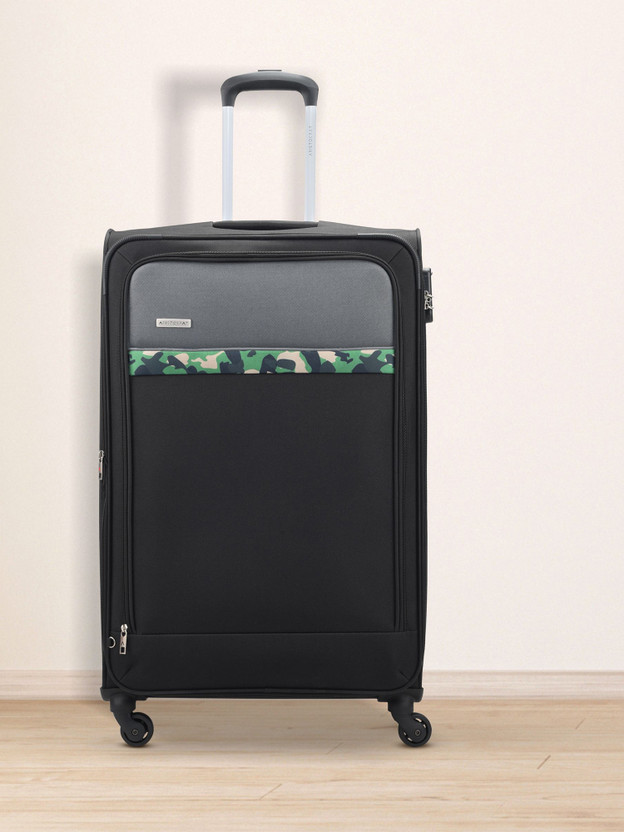 ARISTOCRAT Commander 4W Strolly (E) 69 Black Expandable  Check-in Suitcase 4 Wheels - 27 Inch